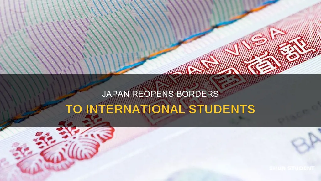 when will japan allow international students