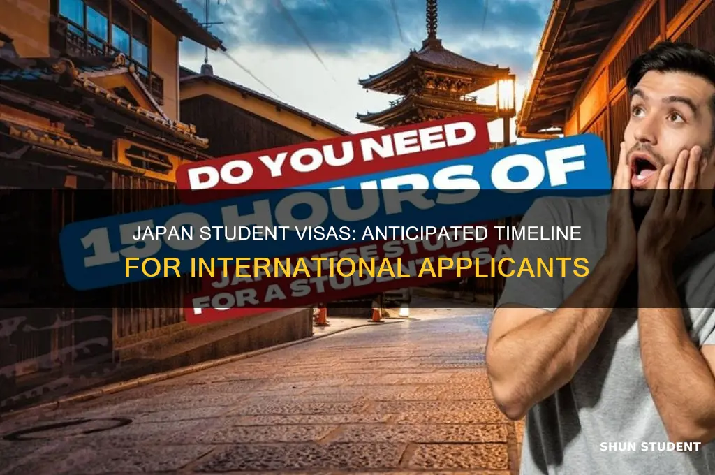 when will japan start issuing student visas
