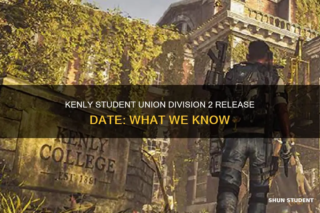 when will kenly student union be available division 2