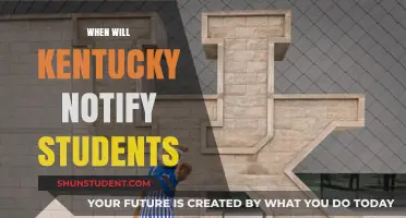 Kentucky Student Notifications: Anticipated Timeline for Admissions Updates