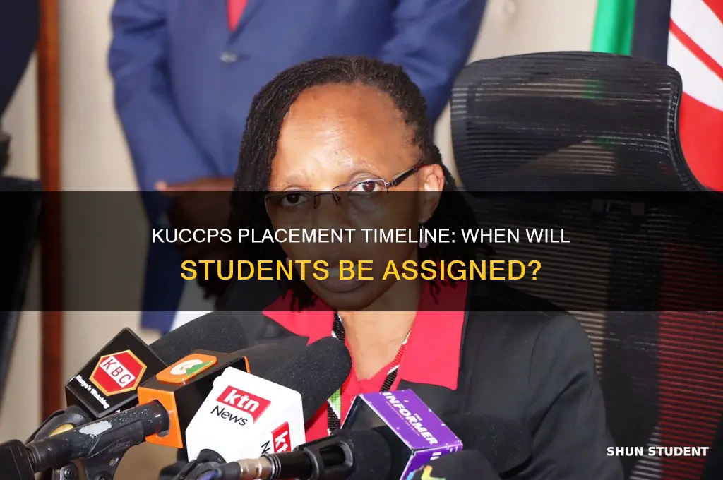 when will kuccps place students