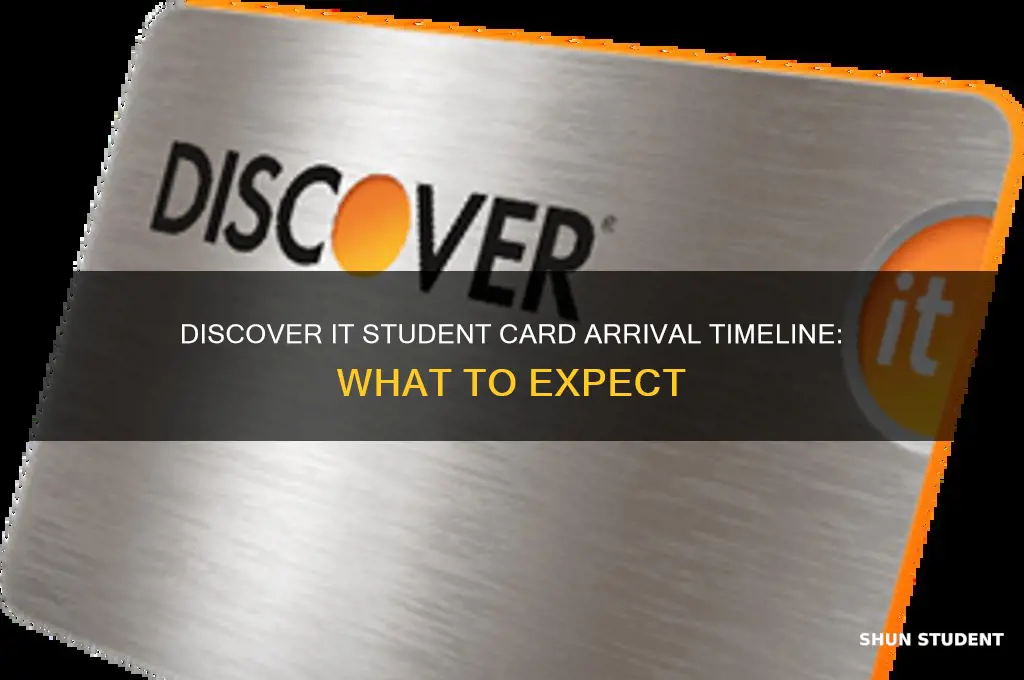 when will my discover it student card arrive