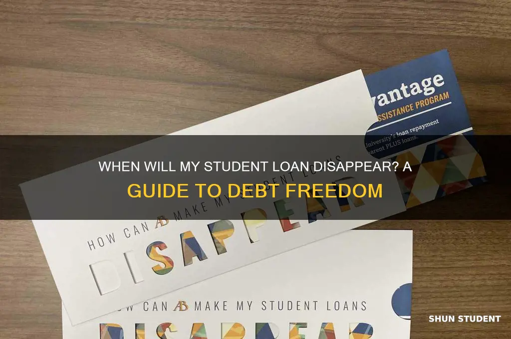 when will my student loan go away