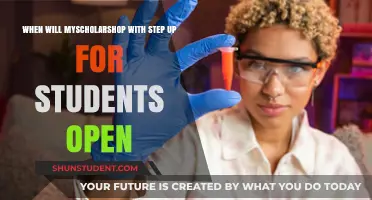 When Will MyScholarShop with Step Up For Students Open?