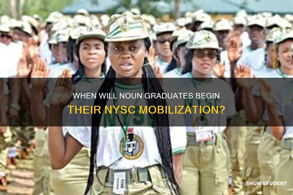 when will noun students start going for nysc
