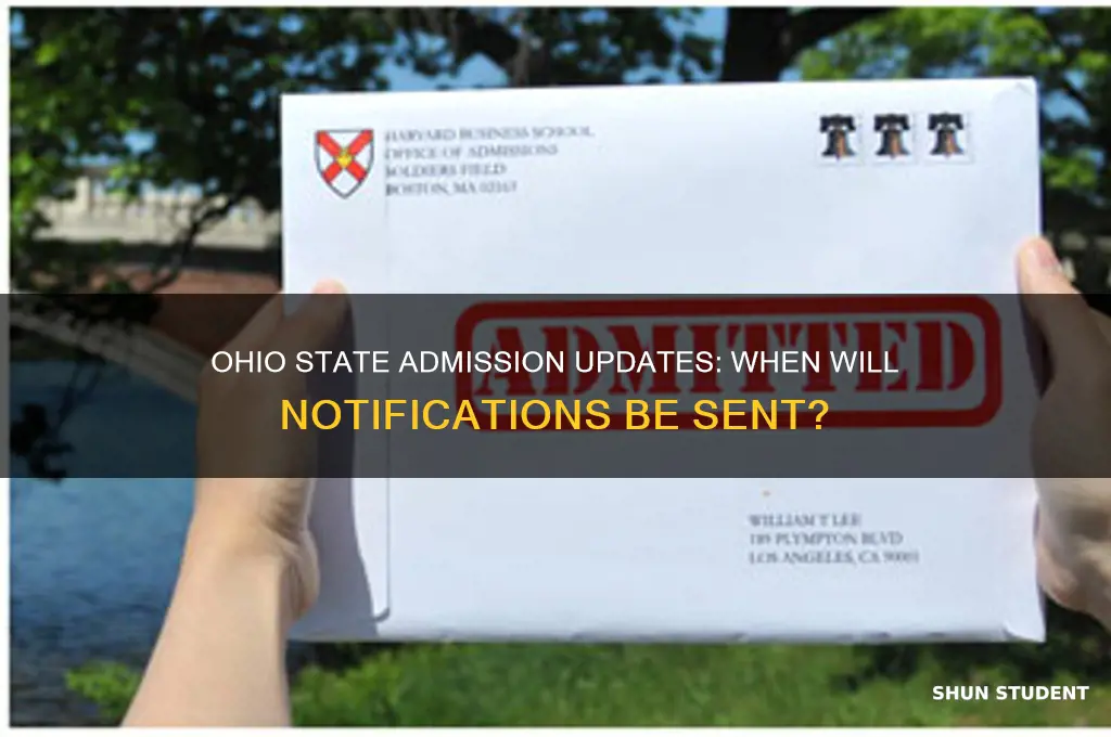 when will ohio state notify students