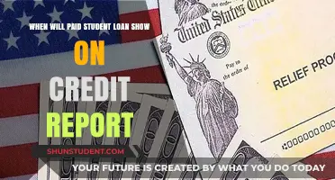 When Paid Student Loans Appear on Your Credit Report