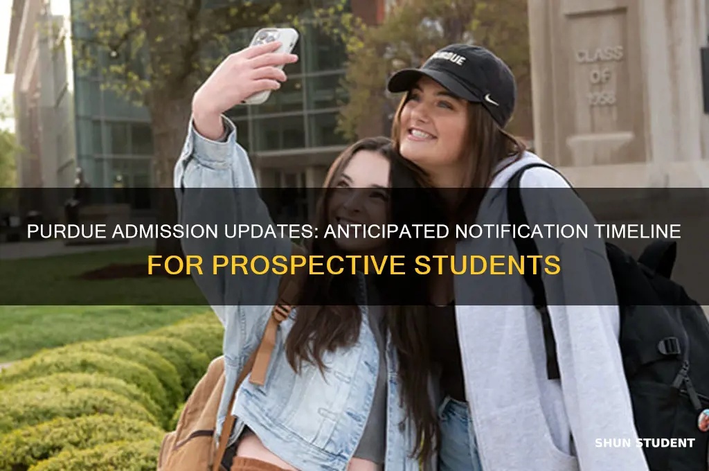 when will purdue notify students