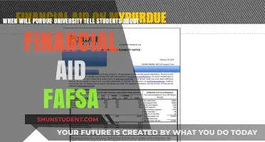Purdue University: When to Expect Your FAFSA Update