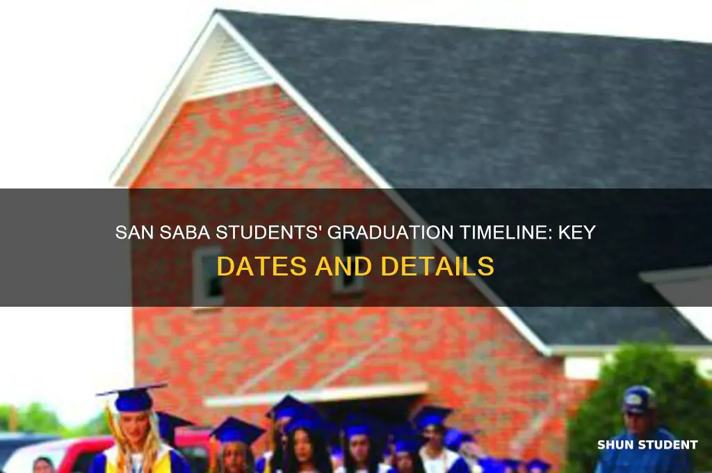 when will san saba students graduate