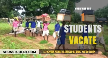 SHS 1 Students' Vacate Date: What Parents Need to Know