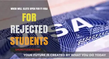 F1 Visa Slots for Rejected Students: When Will They Reopen?