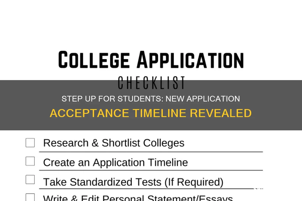 when will step up for students accept new application