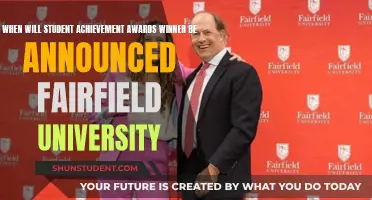 Fairfield University's Student Achievement Awards: When Will the Winners Be Announced?