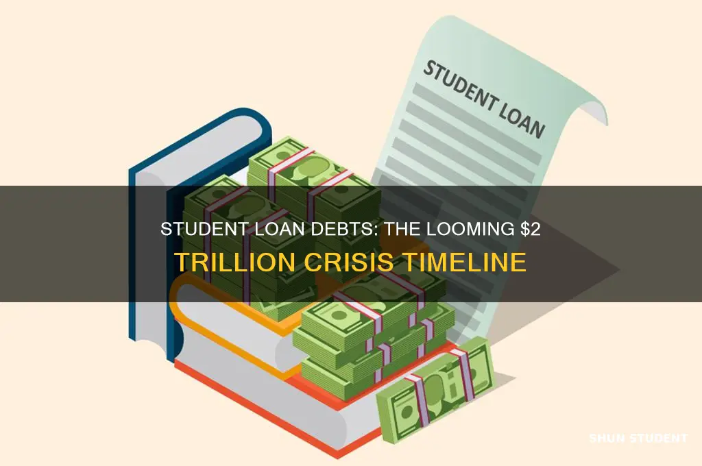 when will student loan debts reach 2 trillion dollars