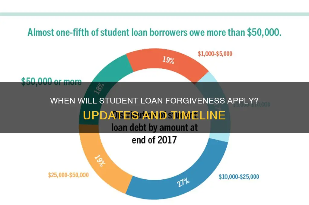 when will student loan forgiveness be applied