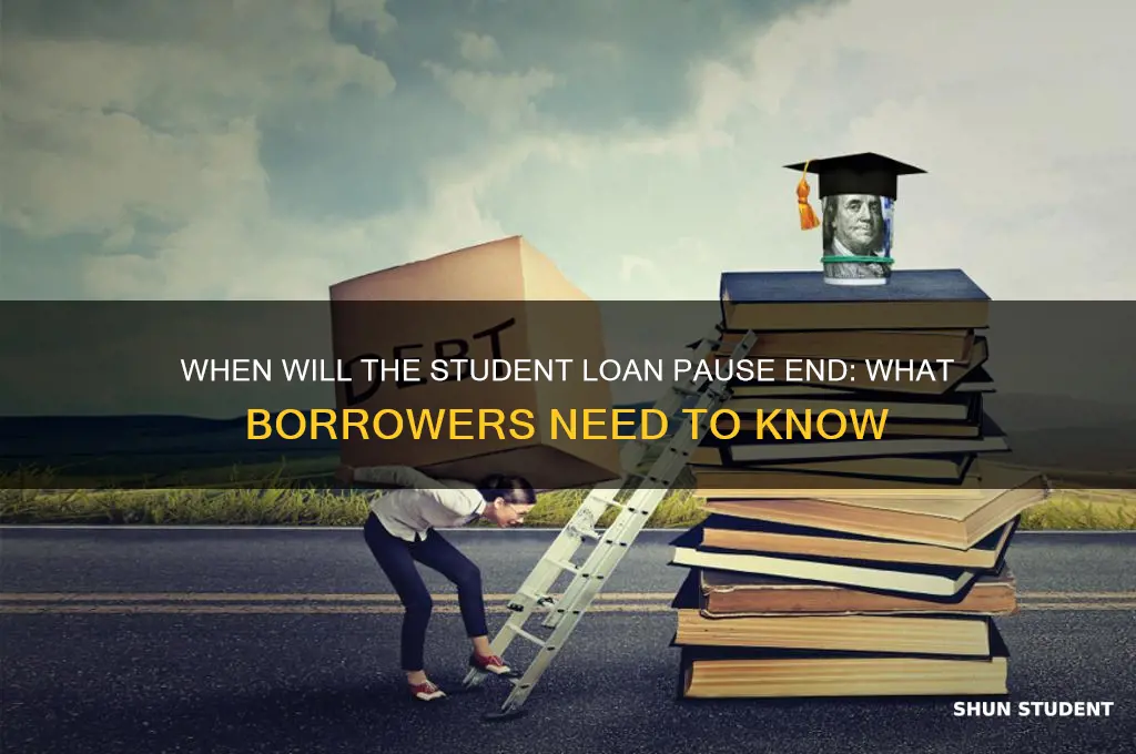 when will student loan pause end
