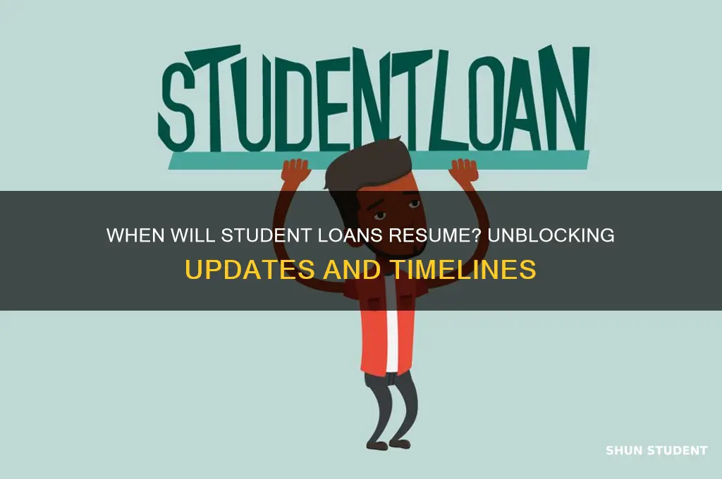 when will student loans be unblocked