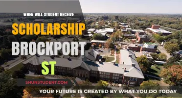 Brockport State Scholarship Timeline: When Will Students Receive Awards?