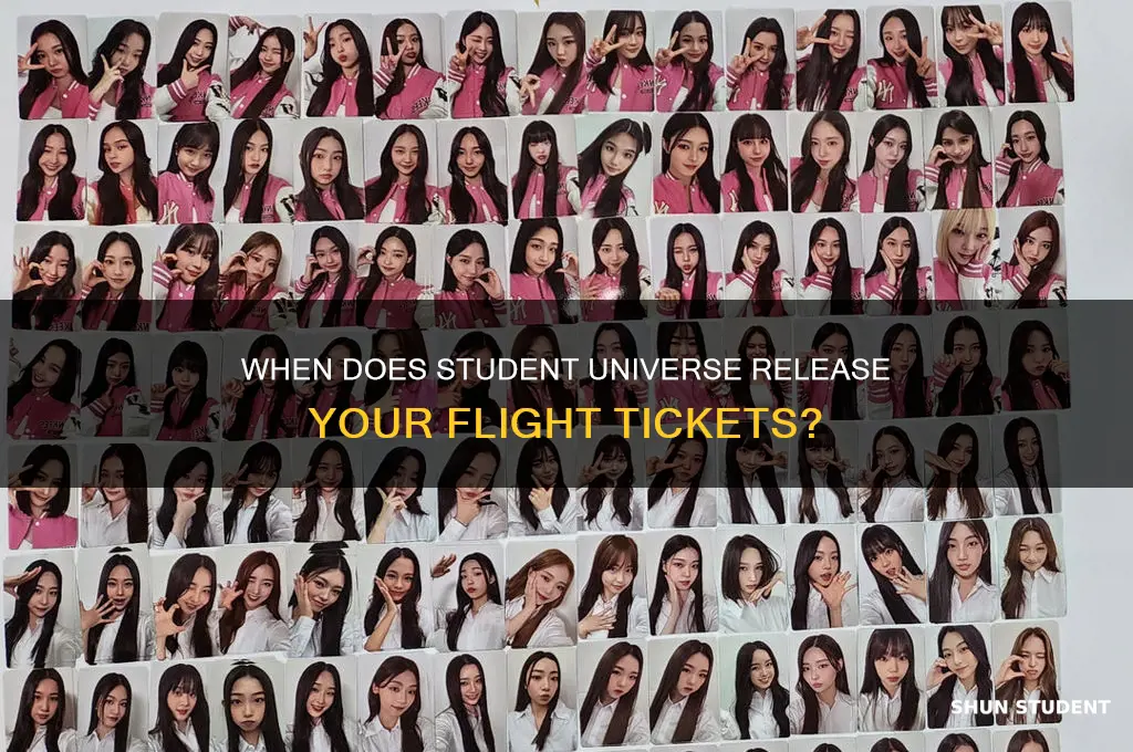 when will student universe give you tickets