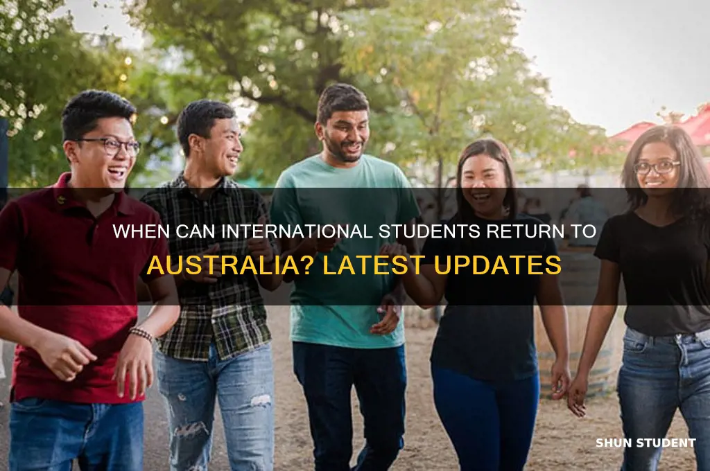 when will students be allowed back to australia
