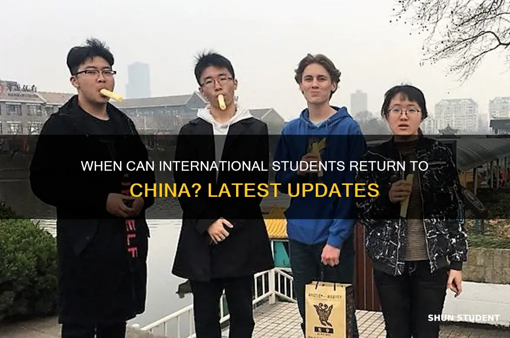 when will students be allowed back to china