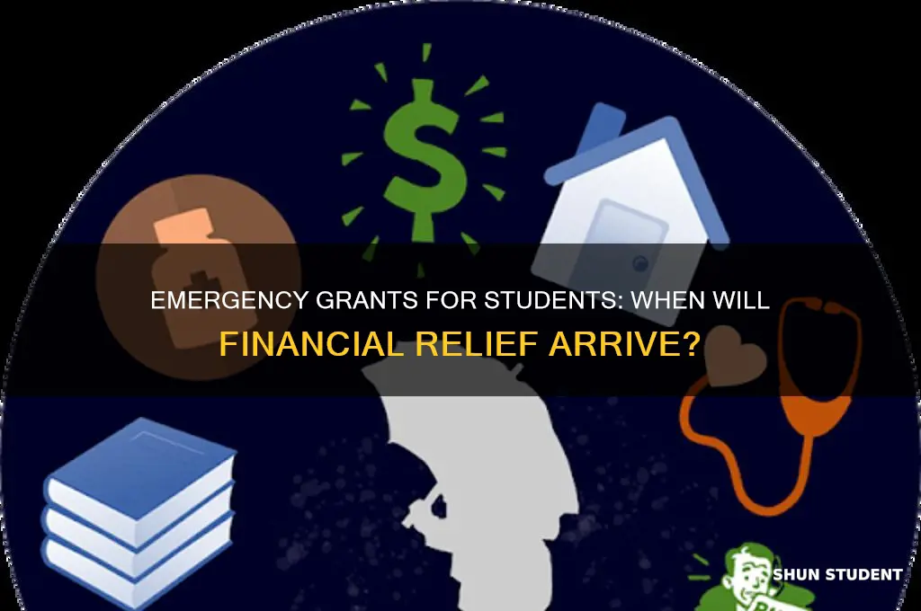 when will students get emergency grant
