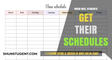 When Will Students Receive Their Class Schedules? A Timeline