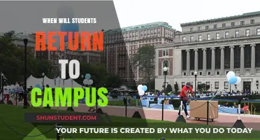 When Will Students Return to Campus: Updates and Predictions