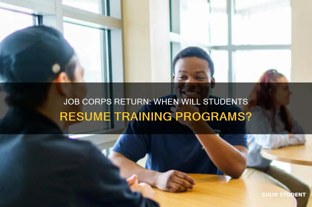 when will students return to job corps
