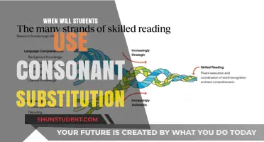 When Do Students Use Consonant Substitution in Speech Development?