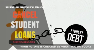 When Will the Department of Education Cancel Student Loans?