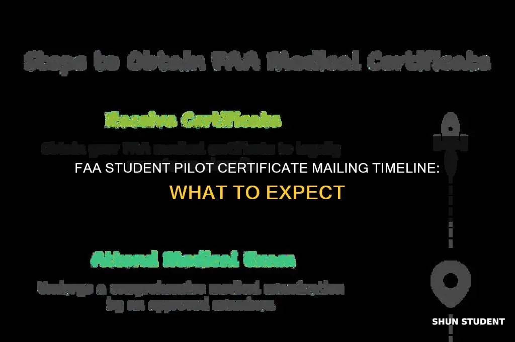 when will the faa mail my student pilot cert