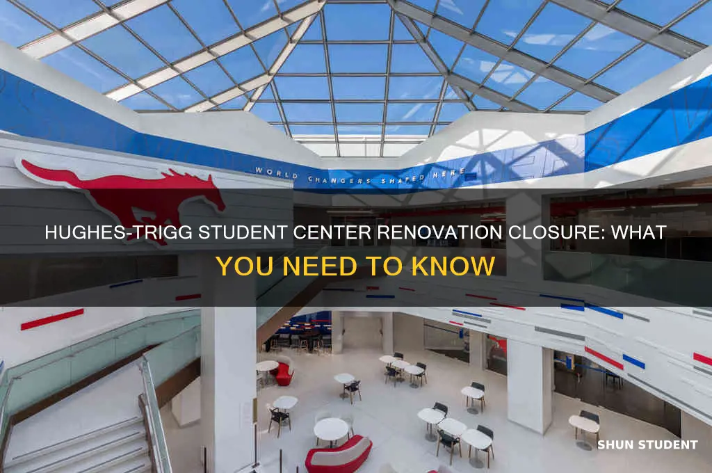 when will the hughes trigg student center close for renovations