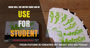 When Can Students Use Metro Cards for Transit Access?