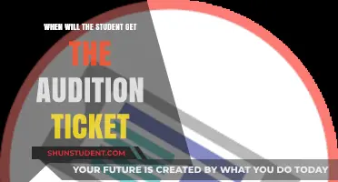 Audition Ticket Timeline: When Students Can Expect Their Entry Pass