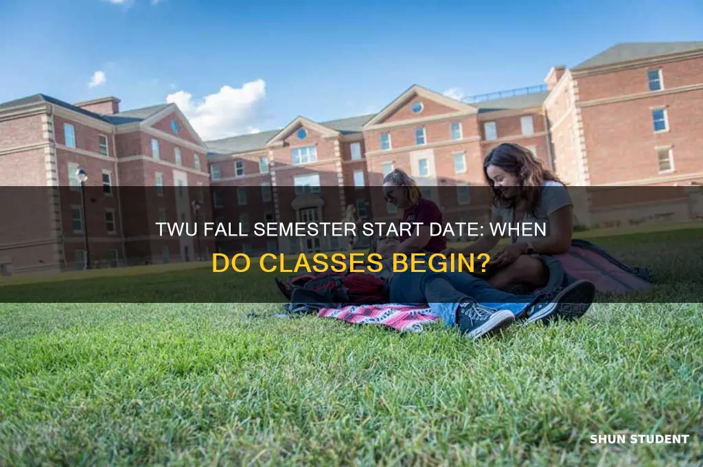 when will twu students begin classes