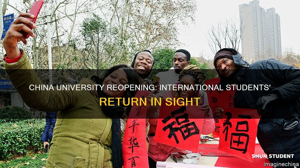 when will universities reopen in china for international students