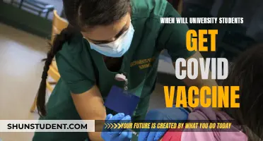 University Students: When Will the COVID-19 Vaccine Be Available for You?