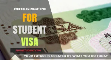 US Embassy Student Visa Services: Anticipated Reopening Dates and Updates
