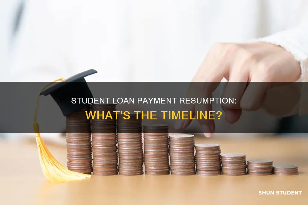 when will we start paying student loans again