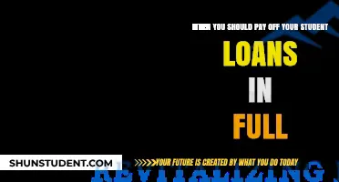 Student Loans: When to Pay Off and Be Debt-Free