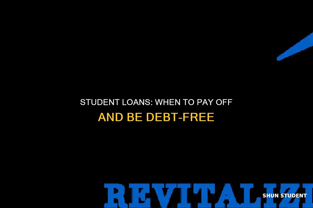 when you should pay off your student loans in full