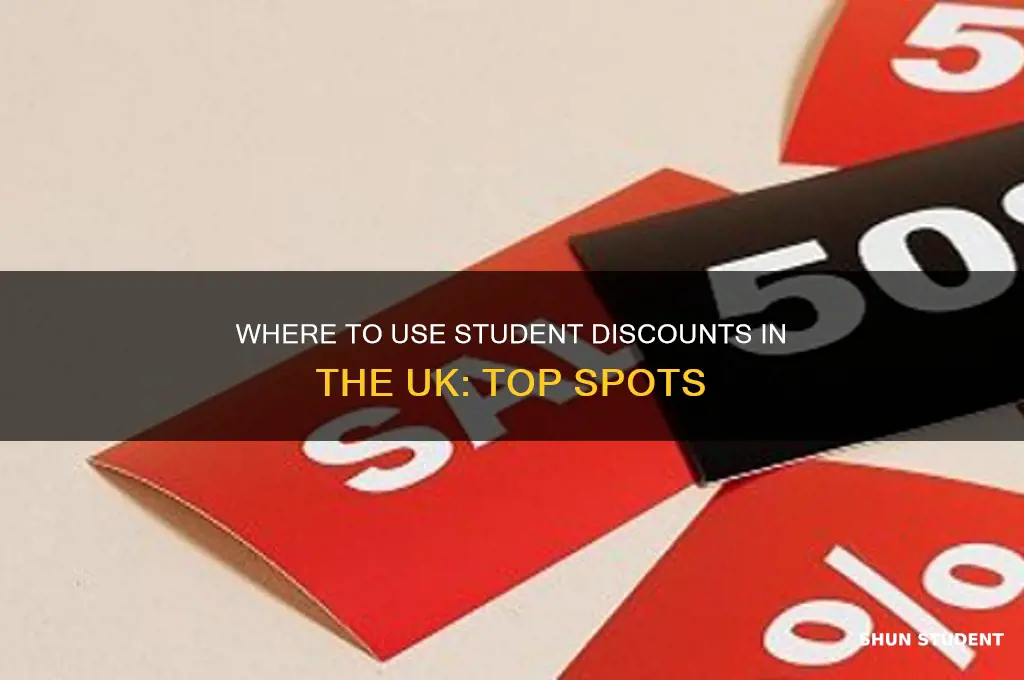 where accepts student discount uk