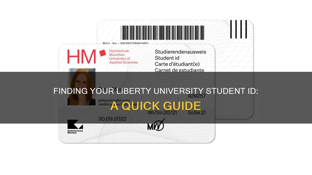 where can i find my student id for liberty university