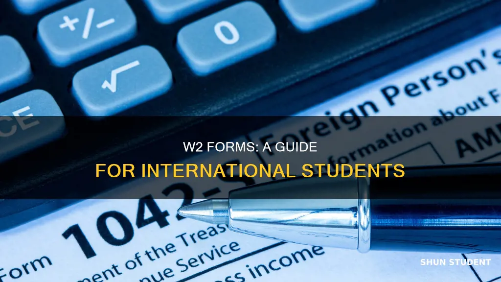 where can i find my w2 for international students