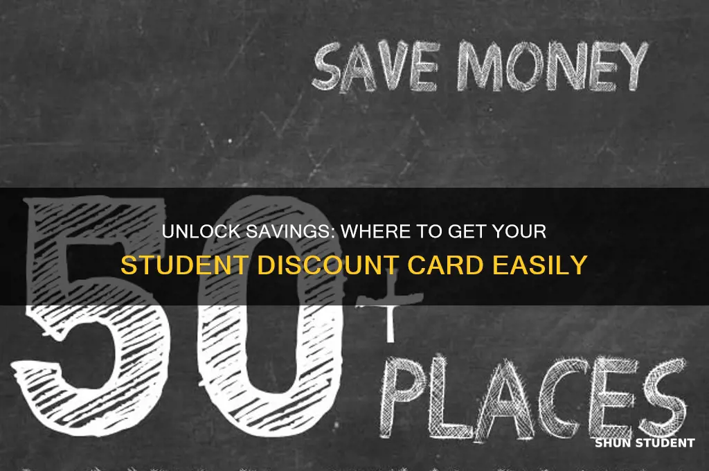 where can i get a student discount card
