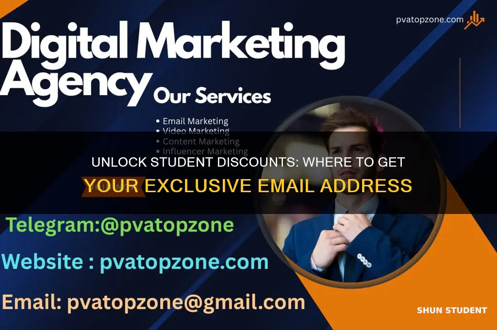 where can i get a student email for discounts
