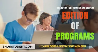 Where to Find Teacher and Student Editions of Programs