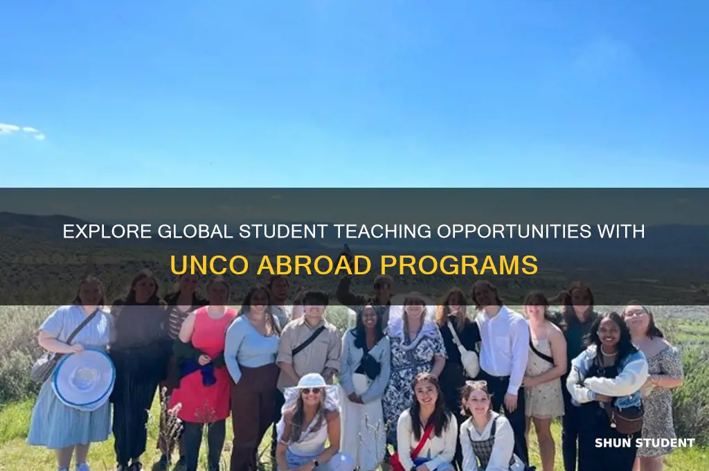 where can i student teach abroad unco